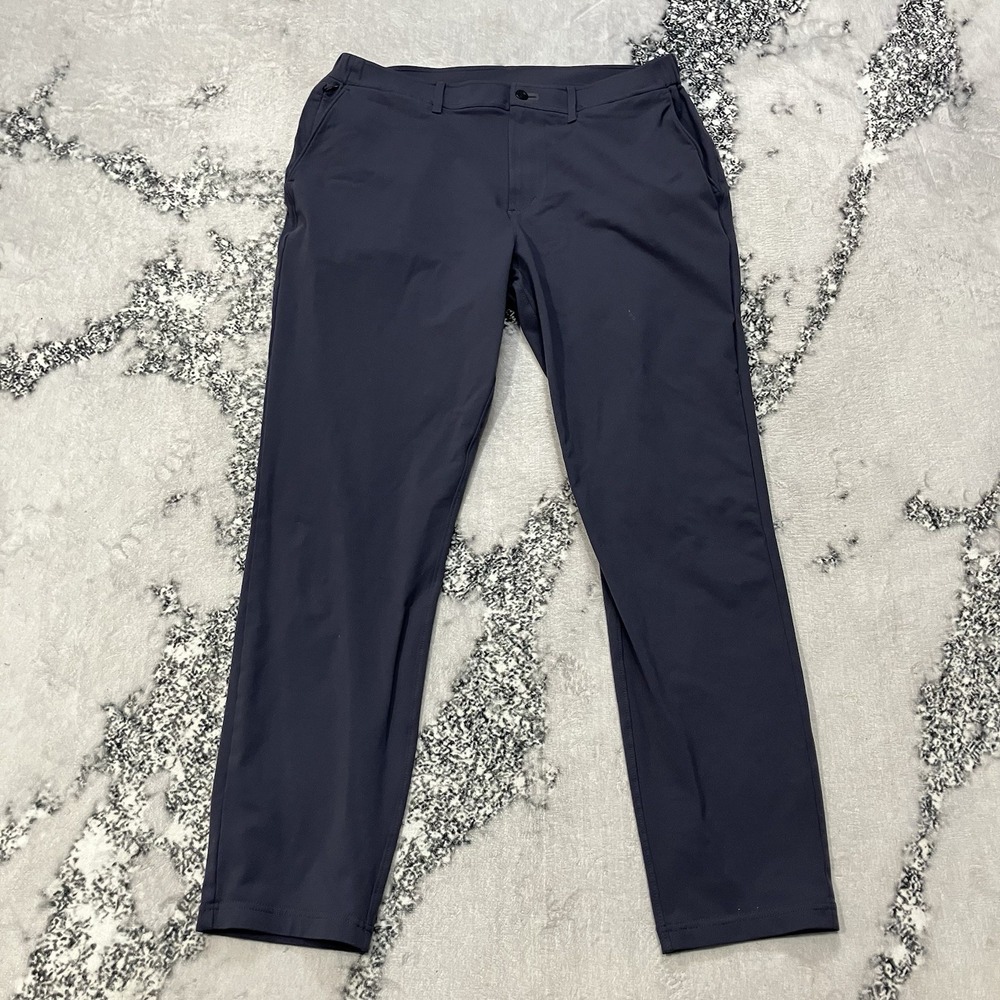 Public Rec Slim Fit‎ Pants Navy 36x32 Stretch Performance Casual Office Men